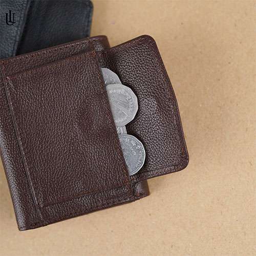 Tedd Magnet Trifold Wallet v2 - Chocolate