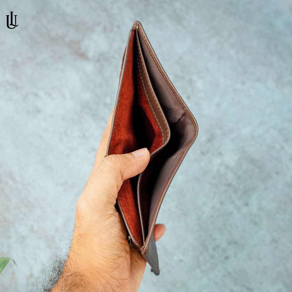 Tucker Hybrid Wallet (License Card Holder + Moneybag) - Chocolate