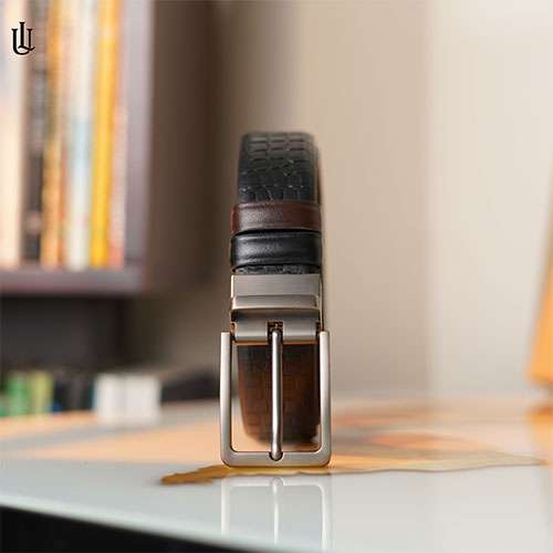 Axel Stone Pattern Belt - Dual Tone Moving Brockless