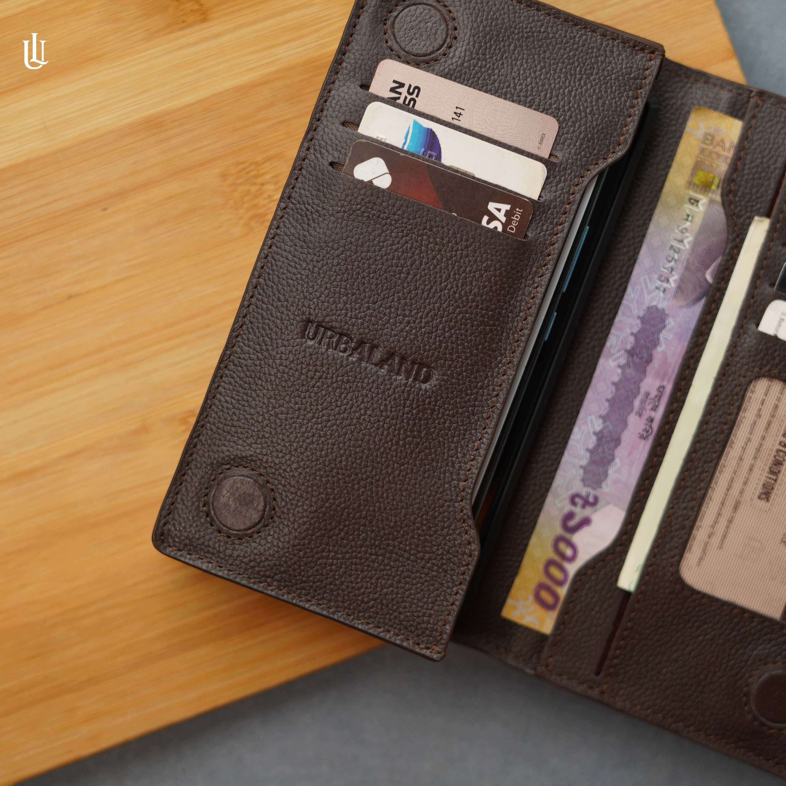 Jason Long Wallet - Chocolate