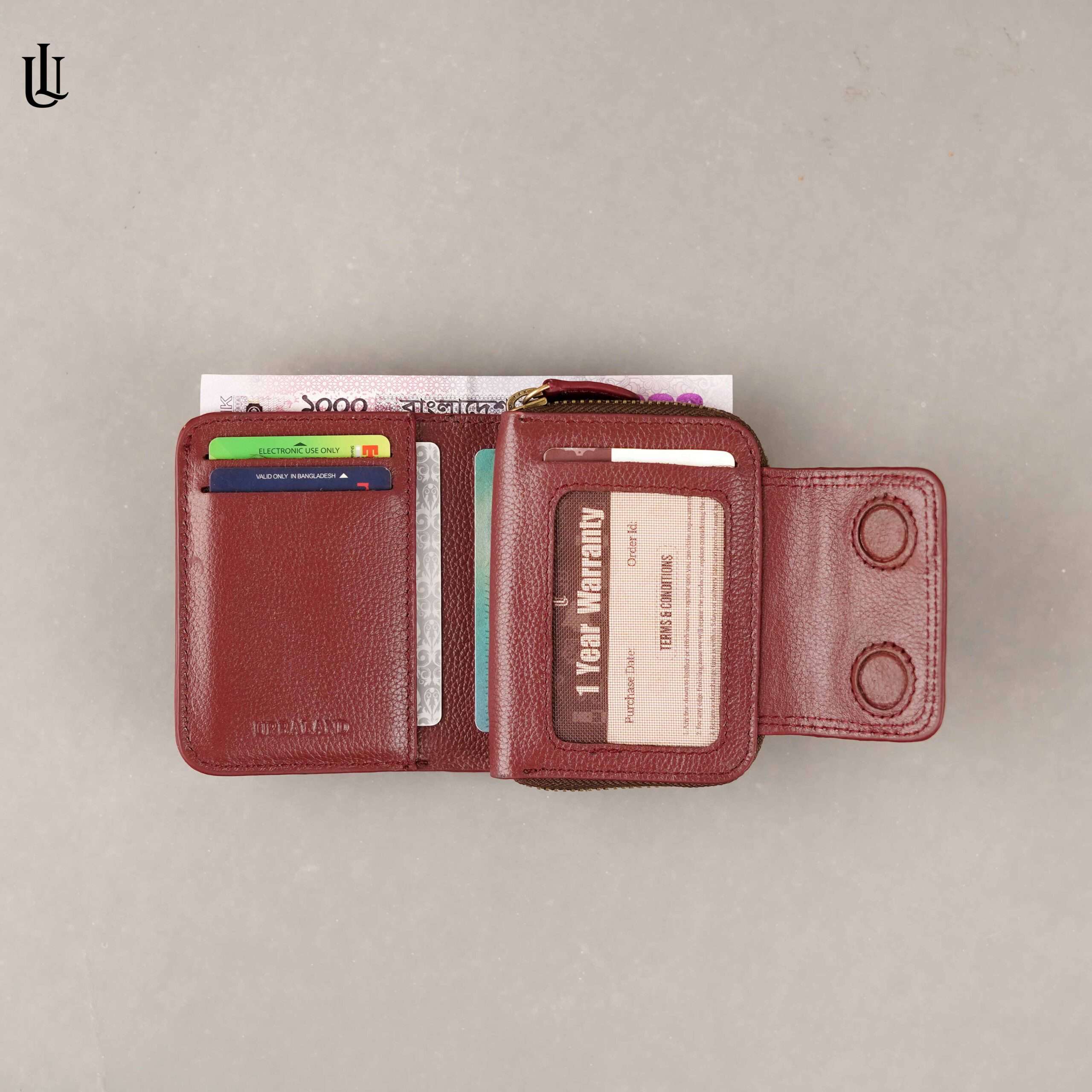 Bobb Card Magnet Wallet - Red Wine