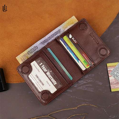 Matt Mini Wallet - Red Wine
