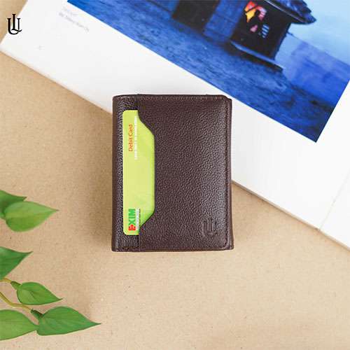Tedd Magnet Trifold Wallet v2 - Chocolate