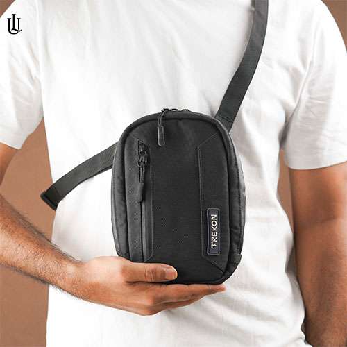 Trekon Crossbody Bag CB002 - Black