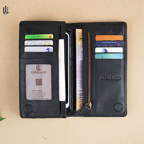 Kane Long Wallet V2 - Black
