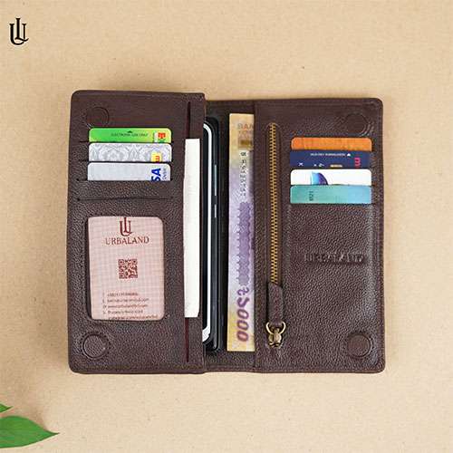 Kane Long Wallet V2 - Chocolate